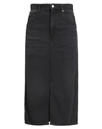 Isabel Marant Woman Denim Skirt Black Size 6 Lyocell, Cotton, Polyester