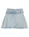 ISABEL MARANT ISABEL MARANT WOMAN DENIM SKIRT BLUE SIZE 8 COTTON