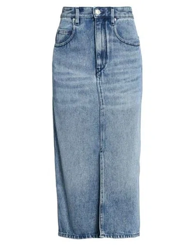 Isabel Marant Woman Denim Skirt Blue Size 2 Lyocell, Cotton