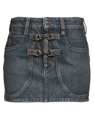 Isabel Marant Woman Denim Skirt Blue Size 4 Cotton