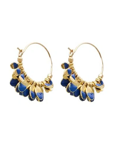 Isabel Marant Woman Earrings Blue Size - Metal