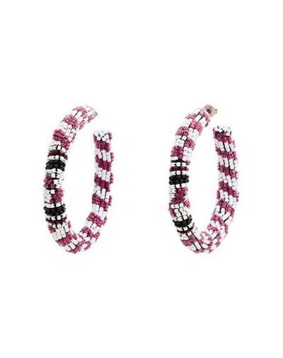 Isabel Marant Woman Earrings Garnet Size - Metal In Pink