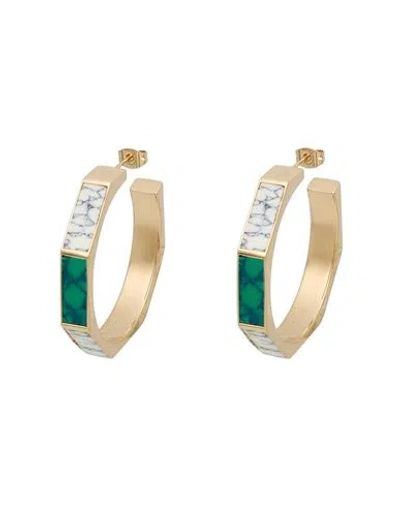 Isabel Marant Woman Earrings Green Size - Metal