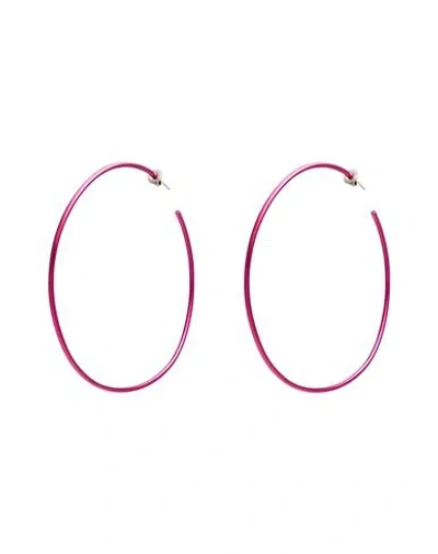 Isabel Marant Woman Earrings Mauve Size - Metal In Purple
