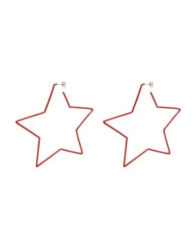 Isabel Marant Woman Earrings Red Size - Brass