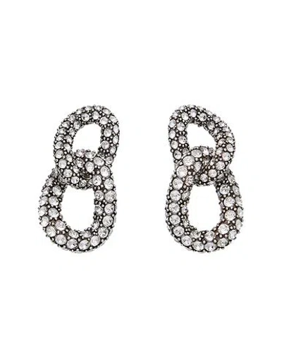 Isabel Marant Woman Earrings Silver Size - Tin