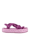 Isabel Marant Woman Espadrilles Mauve Size 6 Cotton In Purple