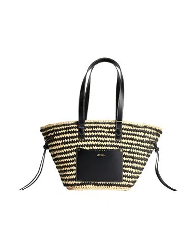 Isabel Marant Woman Handbag Beige Size - Straw, Polyurethane In Sand