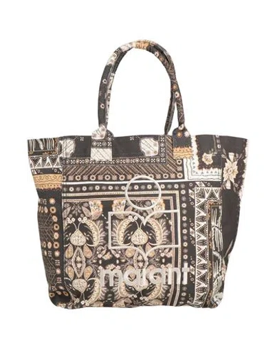 Isabel Marant Woman Handbag Dark Brown Size - Cotton