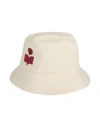 Isabel Marant Haley Cotton Embroidered Bucket Hat In White