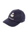 Isabel Marant Tyron Logo-embroidered Corduroy Cap In Blue