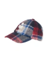 Isabel Marant Checkered Baseball Cap In Red