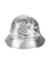 Isabel Marant Woman Hat Silver Size 7 Cow Leather In Silver
