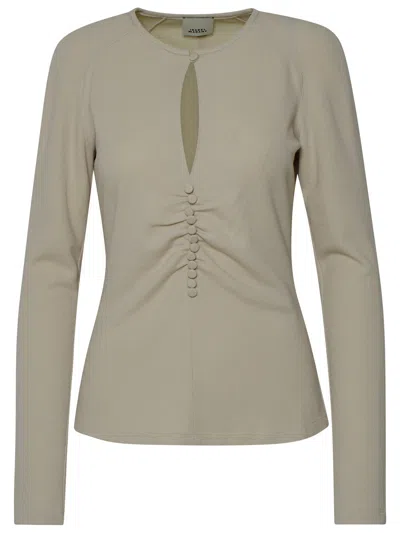 Isabel Marant Woman  Ivory Wool Blend 'dorine' Sweater In Cream