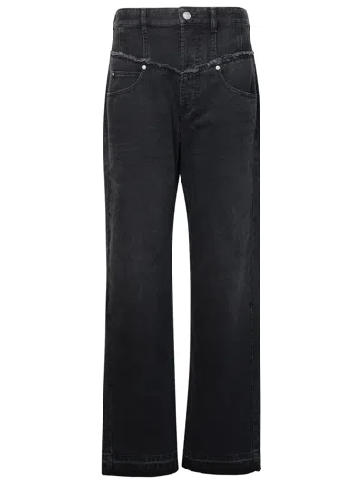 Isabel Marant Noemi' Black Cotton Trousers Woman