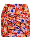 Isabel Marant Orange Polyamide Miniskirt Women In Orange