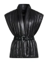 Isabel Marant Woman Jacket Black Size 4 Lambskin, Polyester, Polypropylene In Black