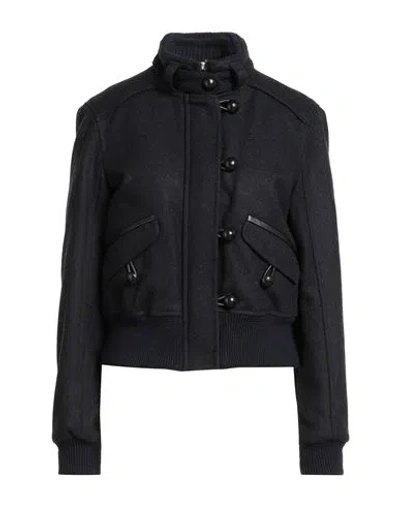 Isabel Marant Woman Jacket Midnight Blue Size 10 Wool