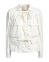 Isabel Marant Woman Jacket Off White Size 4 Cotton
