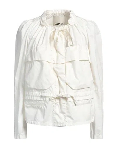 Isabel Marant Woman Jacket Off White Size 4 Cotton