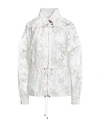 Isabel Marant Dimarik Printed Organza Jacket In White