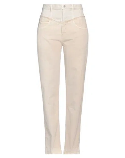 Isabel Marant Woman Jeans Beige Size 12 Cotton