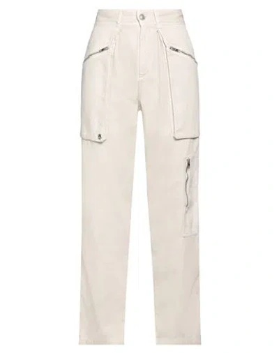 Isabel Marant Woman Jeans Beige Size 6 Cotton