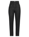 Isabel Marant Woman Jeans Black Size 36 Cotton In Black