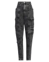 Isabel Marant Woman Jeans Black Size 12 Cotton In Black