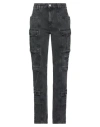 Isabel Marant Woman Denim Pants Black Size 8 Cotton In Black