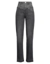 Isabel Marant Woman Jeans Black Size 8 Cotton