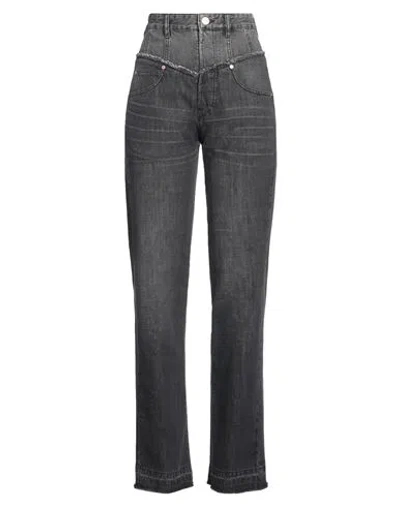 Isabel Marant Woman Jeans Black Size 8 Cotton