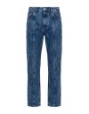 Isabel Marant Plain Colour Denim Trousers In Blue