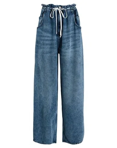 Isabel Marant Jordy Baggy Wide Leg In 30lu Light Blue