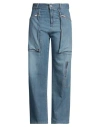 Isabel Marant Woman Jeans Blue Size 6 Cotton In Blue