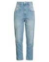 Isabel Marant Woman Jeans Blue Size 6 Cotton In Blue