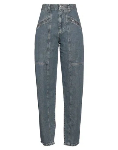 Isabel Marant Woman Jeans Blue Size 6 Cotton, Hemp
