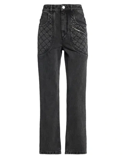 Isabel Marant Woman Jeans Charcoal Size 2 Cotton In Black
