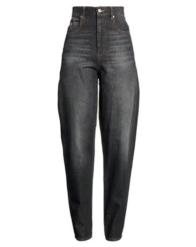Isabel Marant Woman Jeans Charcoal Size 4 Cotton In Black