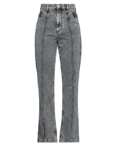 Isabel Marant Woman Jeans Grey Size 4 Cotton
