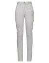 Isabel Marant Woman Jeans Grey Size 4 Cotton In Grey