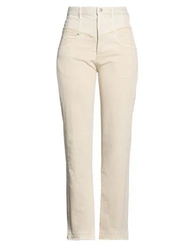 Isabel Marant Woman Jeans Ivory Size 8 Cotton