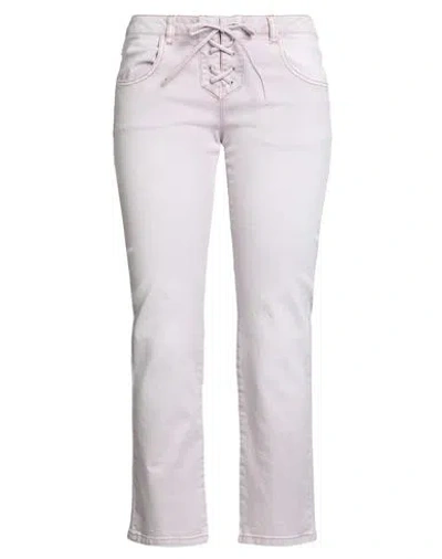 Isabel Marant Woman Jeans Pink Size 8 Cotton, Elastane