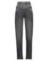 Isabel Marant Woman Jeans Steel Grey Size 4 Cotton