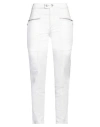 Isabel Marant Woman Jeans White Size 8 Cotton, Elastane In White