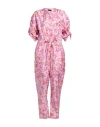 Isabel Marant Woman Jumpsuit Pink Size 8 Polyamide, Silk In Pink
