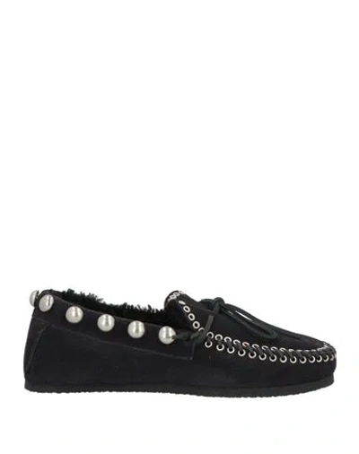 Isabel Marant Woman Loafers Black Size 6.5 Lambskin