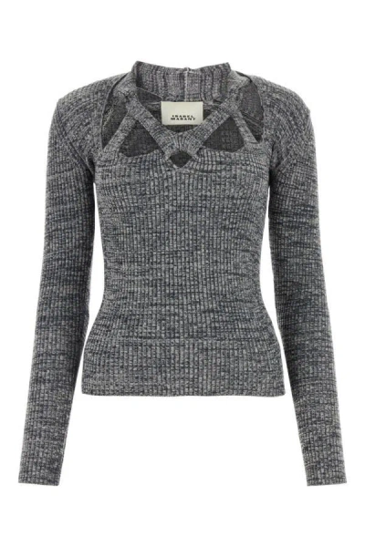 Isabel Marant Zoria Knitted Top In Multicolor