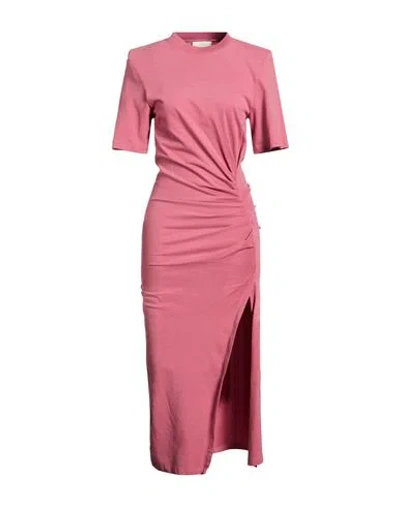 Isabel Marant Woman Maxi Dress Antique Rose Size L Cotton In Pink