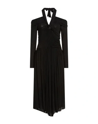 Isabel Marant Woman Midi Dress Black Size 10 Viscose, Elastane
